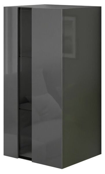 Intenso Concept-11 nappali faliszekrény sor - 200 cm (magasfényű szürke)