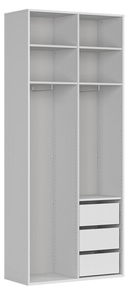 Ruhásszekrény Flex 123 (fehér)