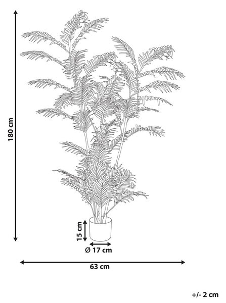 Műnövény PALM TREE 180 cm Zöld