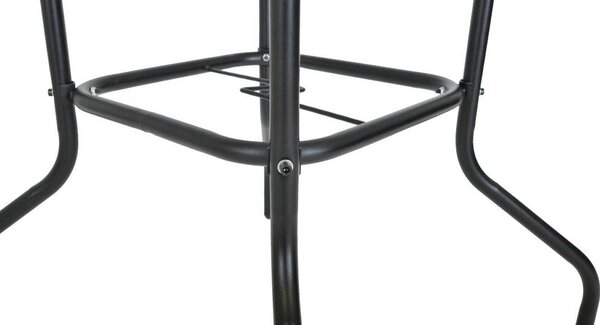 Rojaplast ZWMT kerti asztal 80x80 cm fém üveglappal