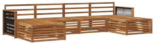 VidaXL Ülőgarnitúrák 6 pcs Tömör Akácfa