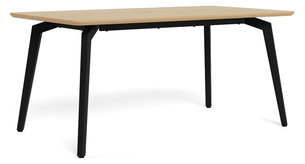 Asztal Norsica 924, 75x90cm, Tölgy, Fekete