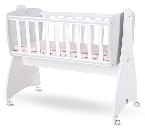 Lorelli First Dreams ringatható bölcső 105x55 - White / Milky Green New