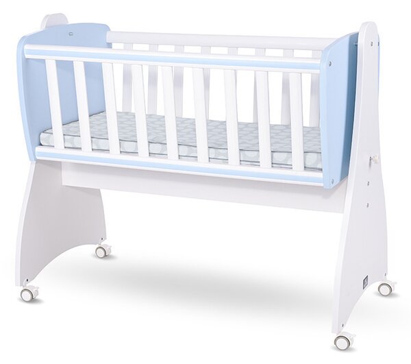 Lorelli First Dreams ringatható bölcső 105x55 - White / Baby Blue New