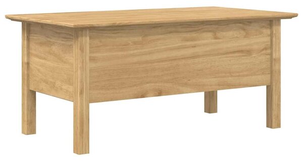 VidaXL Dohányzóasztal BODO Méz barna 100 x 55 x 45,8 cm Faanyag