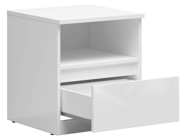 Éjjeliszekrény Tetrix 1 (fényes fehér)