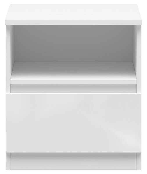 Éjjeliszekrény Tetrix 1 (fényes fehér)