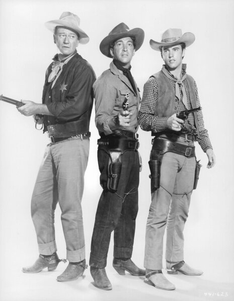 Fotográfia John Wayne And Dean Martin In 'Rio Bravo', Archive Photos