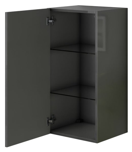 Intenso Concept-26 nappali faliszekrény sor - 240 cm (magasfényű szürke)