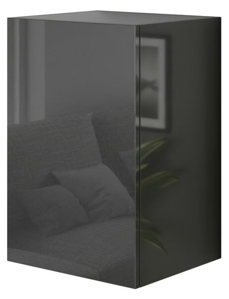 Intenso Concept-26 nappali faliszekrény sor - 240 cm (magasfényű szürke)