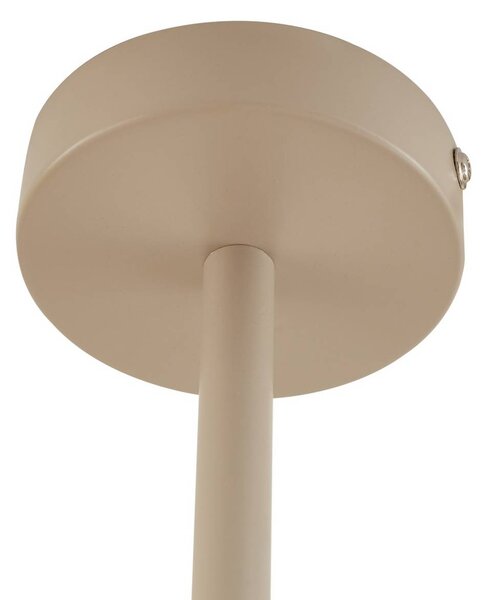 Lindby mennyezeti lámpa Marilou, bézs, 4 lámpás, Ø 70 cm, dimmelhető, Krém / borostyánsárga, Nappali / Étkező, fém, Modern