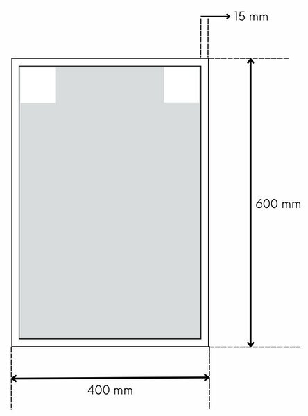 Intenso Concept-26 nappali faliszekrény sor - 240 cm (világos tölgy)