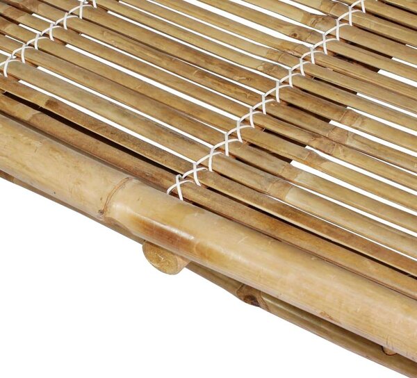 VidaXL Bambusz Napozóágy - 2 személyes - 200x130cm