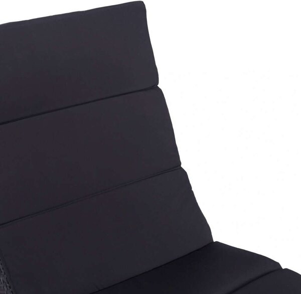 VidaXL Polyrattan Napozóágy - 162cm