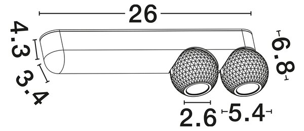 Notic LED mennyezeti spotlámpa