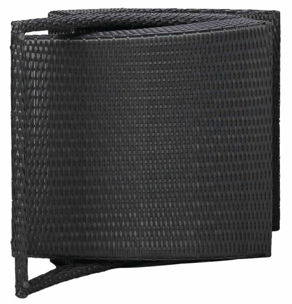 VidaXL Polyrattan Napozóágy - 162cm