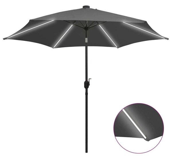 VidaXL Kültéri Napernyő - LED - 300cm