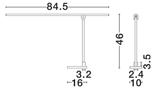Tenso LED dekoratív asztali lámpa