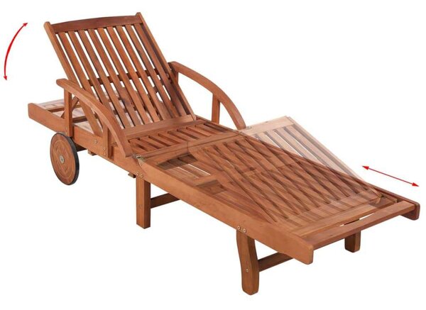 VidaXL Akácfa Napozóágy - 200cm
