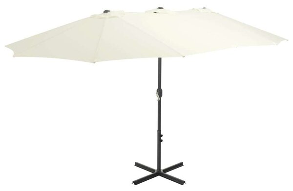 GardenMaster Kettős Tetős Napernyő - Alumínium - 460x270 cm