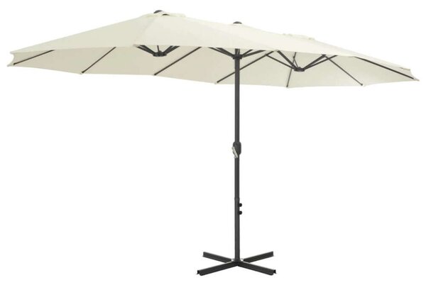 GardenMaster Kettős Tetős Napernyő - Alumínium - 460x270 cm