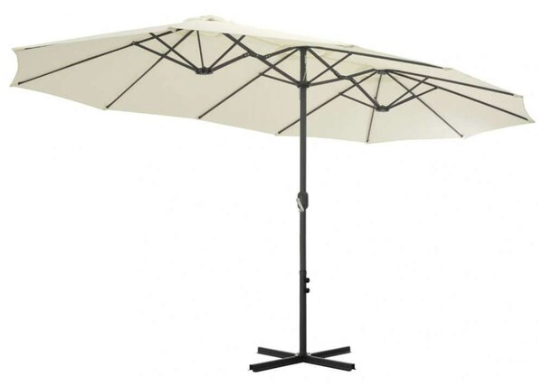 GardenMaster Kettős Tetős Napernyő - Alumínium - 460x270 cm