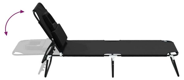 VidaXL Napozóágy - Összecsukható - 189cm