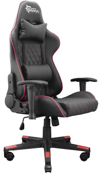 White Shark Racer-Two Gamer Szék - Fekete / Piros