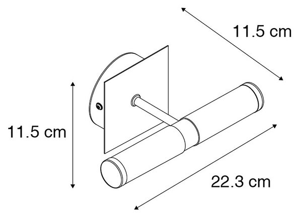 Okos fali lámpa króm IP44, 2 db Wifi G9 izzóval - Bath