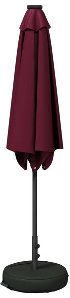 VidaXL Kerti napernyő LED világítással és talppal 270 x 270 cm
