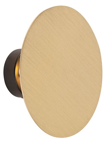 Design fali lámpa kerek arany - Pulley