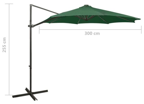 Blumfeldt - Zöld Konzolos Napernyő - 300 cm