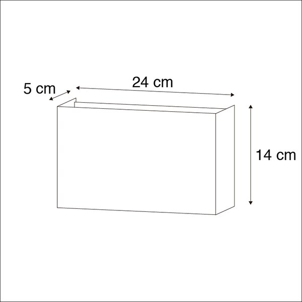 Okos fali lámpa fehér 24 cm, 2 db WiFi G9 izzóval - Otan
