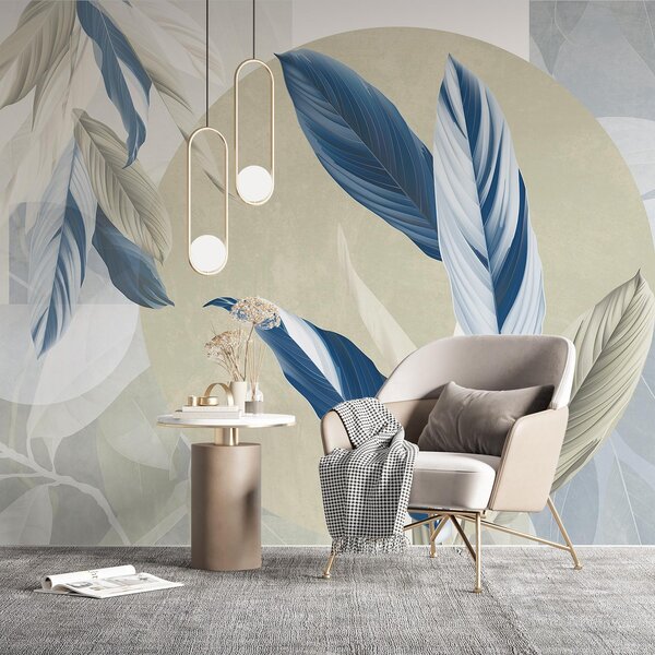 Fotótapéta Modern és absztrakt geometrikus texturális kompozíció, Természet fotótapéta, Fotótapéta természet levelek, w08741 : Uwalls.hu