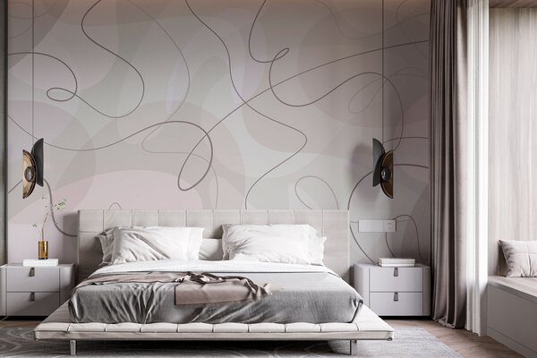 Fotótapéta Absztrakt vonalak és formák trend, Fotótapéta absztrakt, w03059 : Uwalls.hu