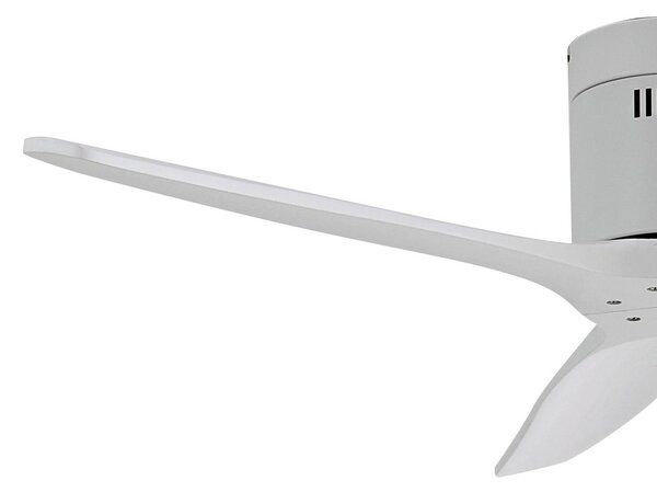 Lucande Vindur mennyezeti ventilátor, fehér, DC, csendes, Fehér / opál, Nappali / Étkező, fém, Modern