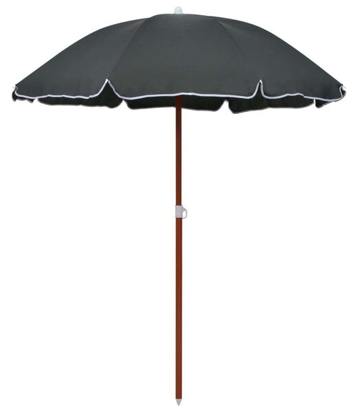 Napernyő - Antracitszürke - Acél - 180 cm