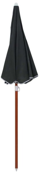 Napernyő - Antracitszürke - Acél - 180 cm