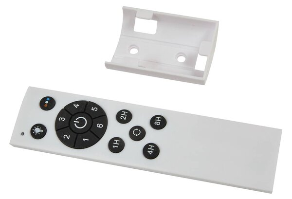 Lindby Oras LED mennyezeti ventilátor, fehér, egyenáramú, csendes, Ø 107 cm, Fehér / opál, Nappali / Étkező, fém, Modern