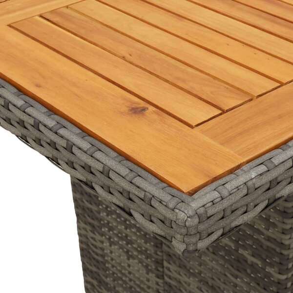 VidaXL Polyrattan Kerti Bútor - 7 részes szett
