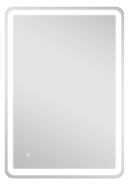 HOMCOM Fürdőszobai Tükör Érintőkapcsolóval, 3 Fényszínű LED-világítással és Páramentesítővel, 70x100 cm