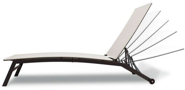 Kerti Napozóágy - Bézs - 195x63x90 cm