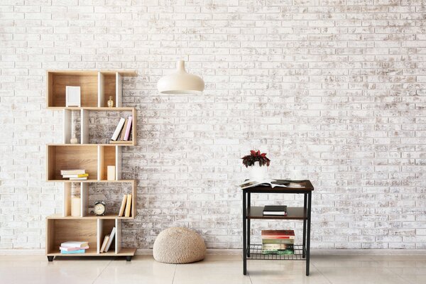 Kávézóasztal 2 polc modern loft nappaliba