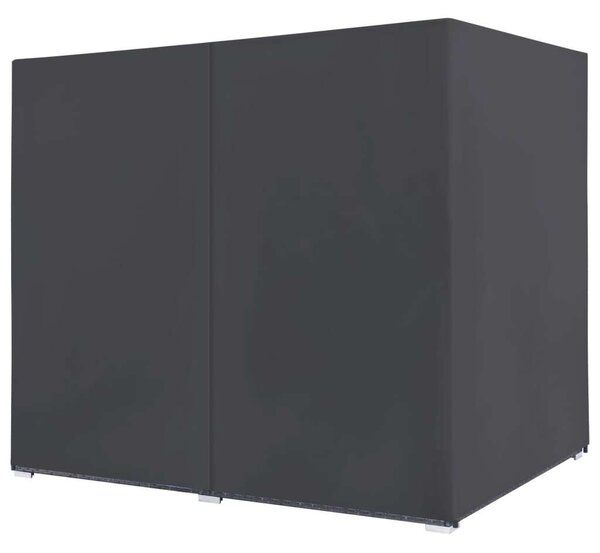 VidaXL Polyrattan Napozóágy - 2 személyes - Szürke