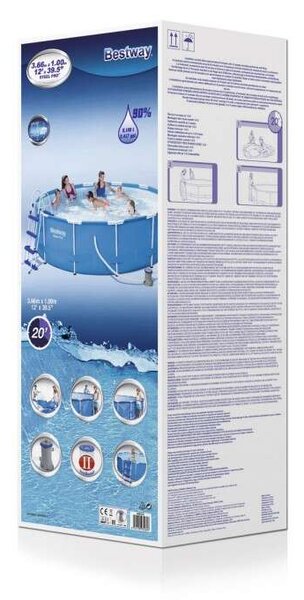 Bestway - Steel Pro MAX - Kerek Medence - 366x122 cm - Kék