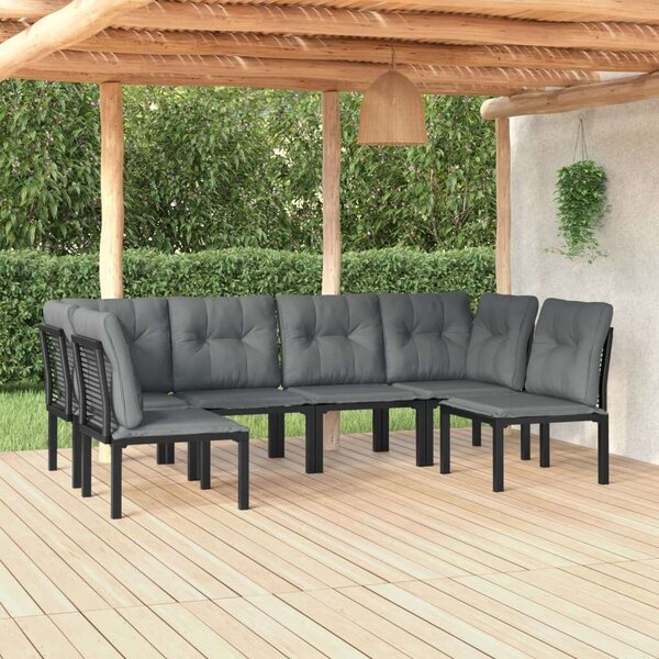 VidaXL Polyrattan Kerti Ülőgarnitúra - 6 személyes