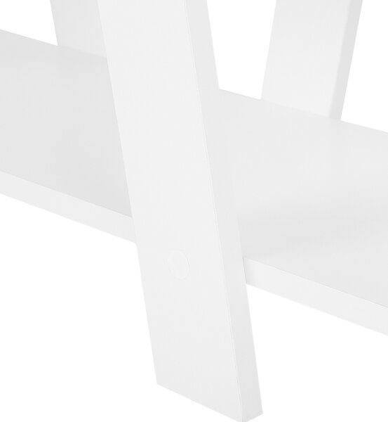 Ötszintes polcos elem ESCALANTE 116 cm Fehér