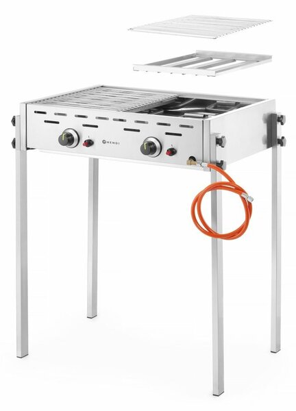 Hendi Roast-Master Pro gáz grill, 11,6kW, 790x560x(H)900mm