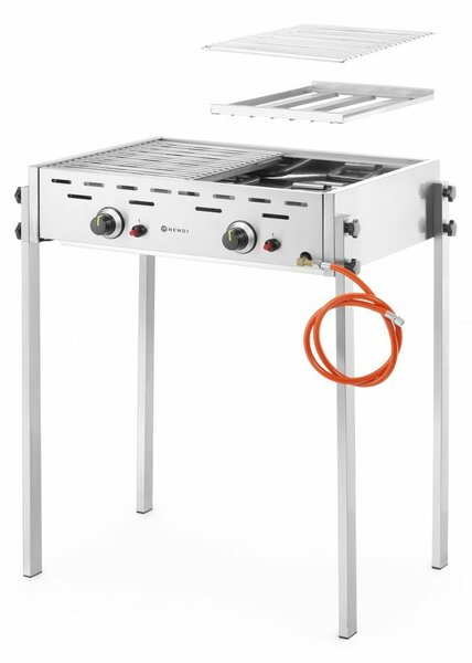 Hendi Roast-Master Pro gáz grill, 11,6kW, 790x560x(H)900mm