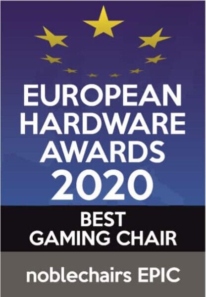 Noblechairs EPIC Gamer szék PU Bőr párnázott ülés fekete, fehér